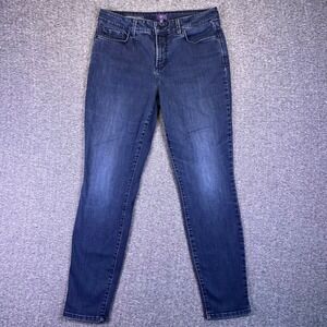 NYDJ Ami Skinny Legging Jeans Dark Wash Lift Tuck Technology Womens 10 Fits32x30